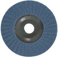 Bosch Expert X551 Metal 120 Grit Flap Disc (Angled) 115mm (4 1/2") x 22.23mm (101FW)