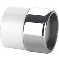 McAlpine ABS42/43G-CB Compression Connector White/Chrome 1 1/2" x 42 / 43mm (101KY)