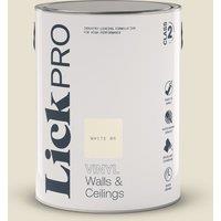 LickPro 5Ltr White 05 Vinyl Matt Emulsion Paint (101TM)