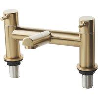 ETAL Juke Deck Mounted Bath Filler Tap Brushed Brass (101YU)