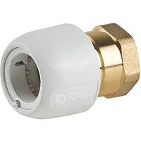 Hep2O Plastic Push-Fit Adapting Female Coupler 22mm x 3/4" (1026F)