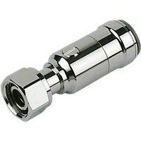 JG Speedfit Straight Service Valve with Tap Connector 15mm ? 1?2? Brass (Chrome Plated) 15mm x 1/2" (10330)