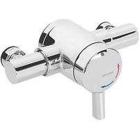 Bristan Commercial Exposed Single Outlet Thermostatic Chrome Shower Valve (103JE)