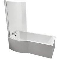 Ideal Standard Giovo Curve Shower Bath Left-Hand Acrylic No Tap Holes 1700mm (103JY)