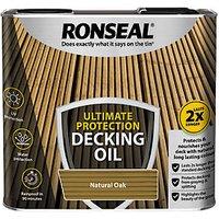 Ronseal Ultimate Protection 2.5Ltr Natural Oak Decking Oil (10499)