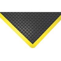 COBA Bubblemat Anti-Fatigue Floor Mat Black/Yellow 1.2m x 0.9m x 14mm (104FV)