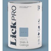 LickPro 5Ltr Blue 18 Vinyl Matt Emulsion Paint (104TM)