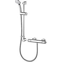 Ideal Standard Alto EV Gravity-Pumped Flexible Exposed Chrome Thermostatic Mixer Shower (10565)