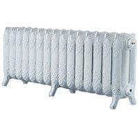 Arroll 470mm x 1234mm 4606BTU White Cast Iron 3 Column Radiator (1058P)