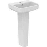 Ideal Standard i.life B Hand Rinse Basin & Full Pedestal 1 Tap Hole 450mm (105KC)