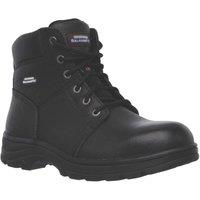 Skechers Workshire Size 14 Black Steel Toe Cap Safety Boots (106XK)