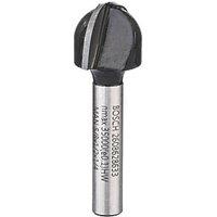 Bosch Standard for Wood 1/4" Rounding-Over Core Box Bit 15.9mm x 12.3mm (107FW)