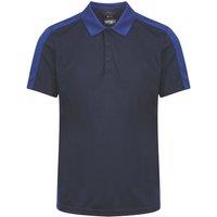 Regatta Contrast Coolweave Polo Shirt Navy/New Royal 2X Large 53" Chest (107JW)