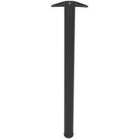 Rothley Worktop Leg Matt Black 870-895mm (108PP)