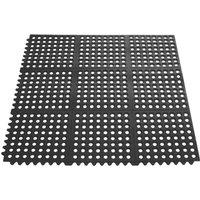 Essentials Floor Mat Black 914mm x 914mm x 12mm 4 Pack (109KN)