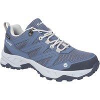 Hi-Tec Saunter WP Hiking Size 4 Womens Blue Waterproof Non Safety Trainers (109YH)