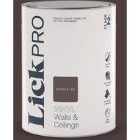 LickPro 5Ltr Purple 03 Vinyl Matt Emulsion Paint (110TM)
