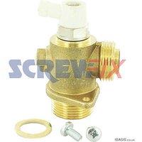 Worcester Bosch 87161066070 Elbow With Drain Off (110TP)