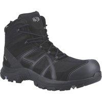 Haix Black Eagle 40 Mid Size 10 Black Safety Boots (110XP)