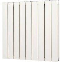 Glow 600mm x 625mm 2705BTU White Horizontal Designer Radiator (1120F)