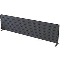 Ximax Oceanus 445mm x 1800mm 4679BTU Anthracite Horizontal Designer Radiator (112TR)