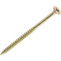 Goldscrew PZ Double-Countersunk Thread-Cutting Multipurpose Screws 6mm x 90mm 100 Pack (11353)