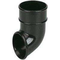 FloPlast Round Downpipe Shoe Black 68mm (11456)