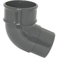 FloPlast 112.5 Round Offset Bend Anthracite Grey 68mm (115KJ)