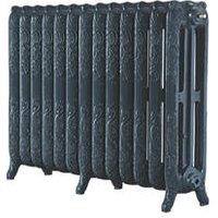 Arroll 760mm x 1074mm 6387BTU Anthracite Cast Iron 3 Column Radiator (1173P)