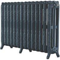 Arroll 760mm x 1154mm 6879BTU Anthracite Cast Iron 3 Column Radiator (1186P)