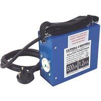 Carroll & Meynell 1200VA Intermittent Step-Down Isolation Transformer 230V/230V Blue (118HV)