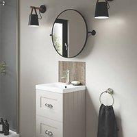 Splashwall Sovanna Vanity Splashback Matt Brown 250mm x 400mm x 4mm (118KU)