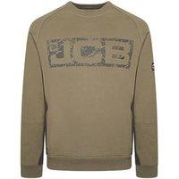 JCB Trade Crew Sweatshirt Olive Medium 40-42" Chest (118RX)