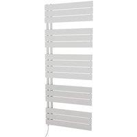 Ximax 1495mm x 600mm 900BTU White Flat Electric Towel Radiator (118TP)