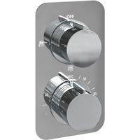 ETAL Pinto Concealed 3 Outlets Thermostatic Chrome Shower Valve With Diverter (118VN)