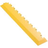 Ecotile ESD X-Joint Interlocking 7mm Floor Tile Corner Ramps Yellow 587mm x 90mm 2 Pack (118YU)