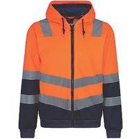 Regatta Pro Hi-Vis Hoodie Orange/Navy X Large 49 Chest (119JU)