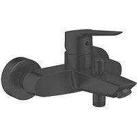 Grohe Quickfix Start Wall Mounted Bath Shower Mixer Matt Black (120KW)