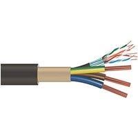 Time EV-Ultra Black 3-Core 16mm & Cat 5e 4-Pair EV Charging Cable 1m Coil (120RG)