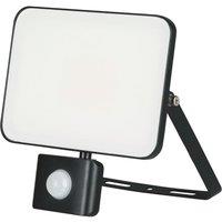 Brackenheath iSpot Frameless II Indoor & Outdoor LED Floodlight With PIR Sensor Black 30W 3300lm (121TW)