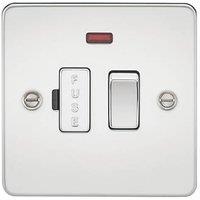 Knightsbridge 13A Switched Fused Spur with LED Polished Chrome (121TY)