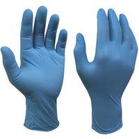 Site SDG102 Nitrile Powder-Free Disposable Gloves Blue X Large 100 Pack (121VM)