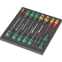 Wera 9710 Set 1 Foam Insert Mixed Screwdriver Set 18 Pcs (121XX)