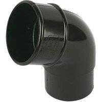 FloPlast 112.5 Round Offset Bend Black 68mm (12213)