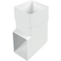 FloPlast Square Shoe White 65mm (12267)