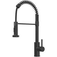 ETAL Contra Pull-Out Kitchen Mixer Tap Matt Black (122JL)