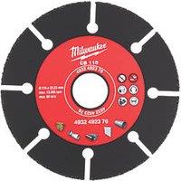 Milwaukee CB115 Multi-Material Carbide Blade 115mm (4 1/2") x 22.23mm (123GE)