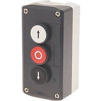 Schneider Electric XALD324 3-Pole Flush Push-Button Complete Control Station NO/NC (123HV)