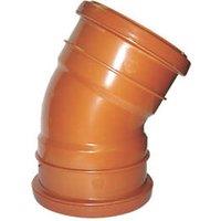FloPlast Push-Fit 30 Double Socket Bend 110mm (12415)