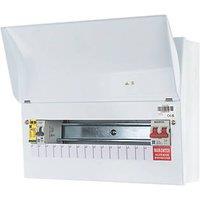 Lewden PRO 17-Module 13-Way Part-Populated Main Switch Consumer Unit with SPD (124HM)